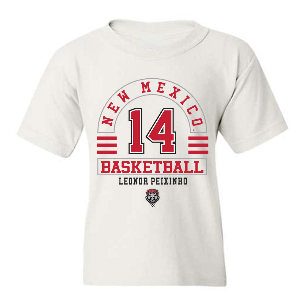 New Mexico - NCAA Women's Basketball : Leonor Peixinho - Classic Fashion Shersey Youth T-Shirt-0