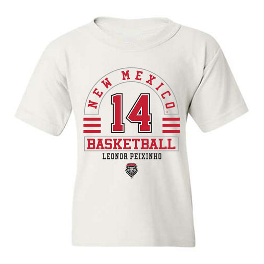 New Mexico - NCAA Women's Basketball : Leonor Peixinho - Classic Fashion Shersey Youth T-Shirt-0