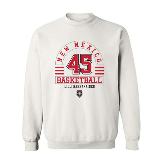 New Mexico - NCAA Women's Basketball : Lilli Hakkarainen - Classic Fashion Shersey Crewneck Sweatshirt-0