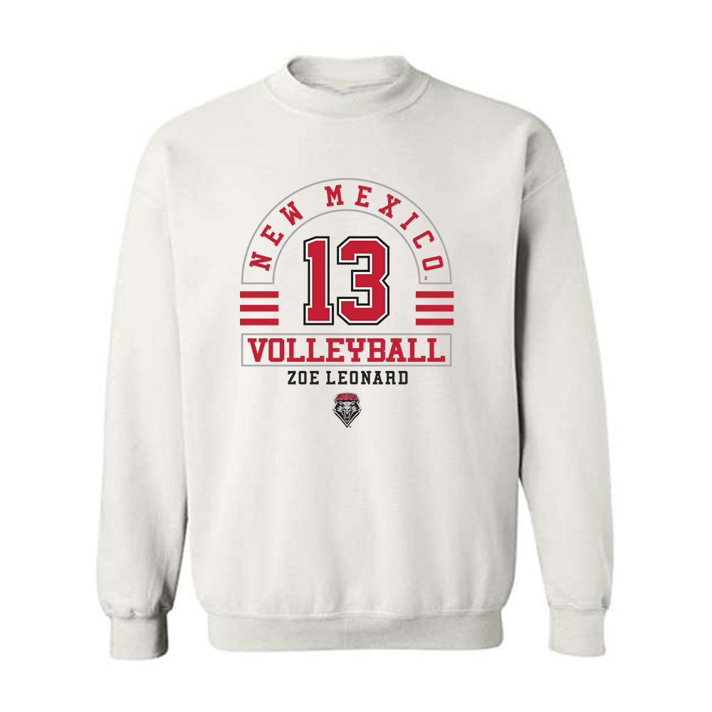 New Mexico - NCAA Women's Volleyball : Zoe Leonard - Classic Fashion Shersey Crewneck Sweatshirt-0