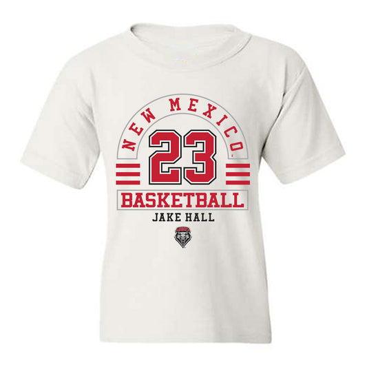New Mexico - NCAA Men's Basketball : Jake Hall - Classic Fashion Shersey Youth T-Shirt-0