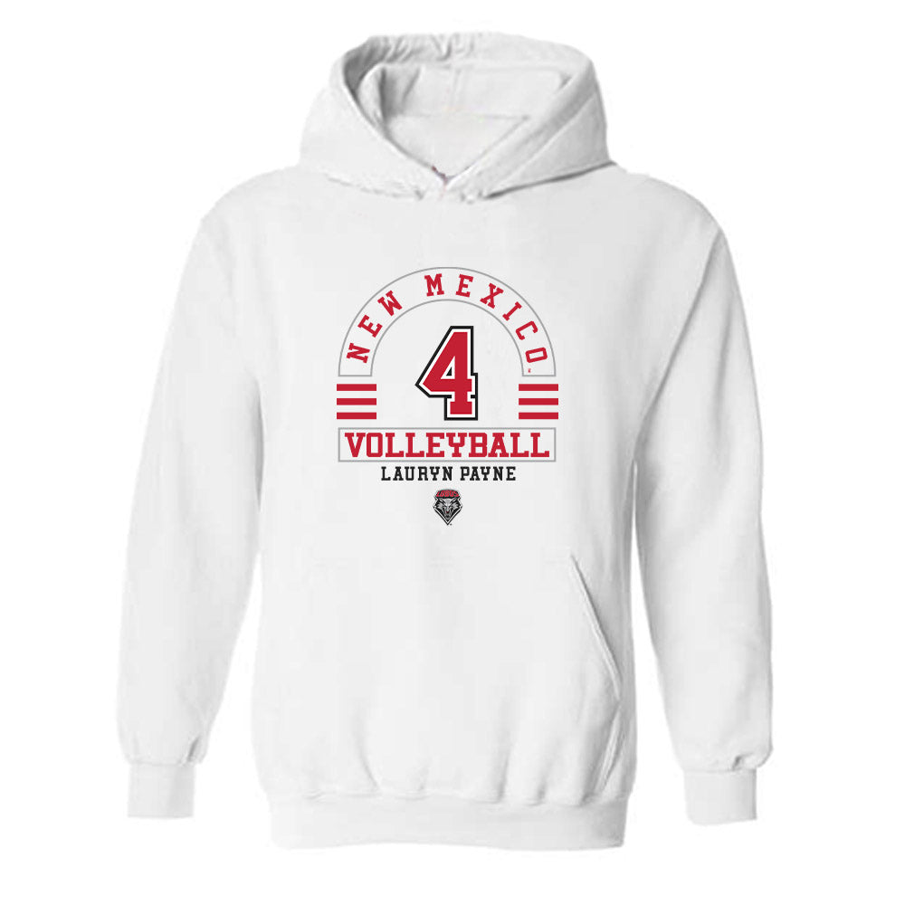 New Mexico - NCAA Women's Volleyball : Lauryn Payne - Classic Fashion Shersey Hooded Sweatshirt-0