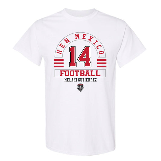 New Mexico - NCAA Football : Melaki Gutierrez - Classic Fashion Shersey T-Shirt-0