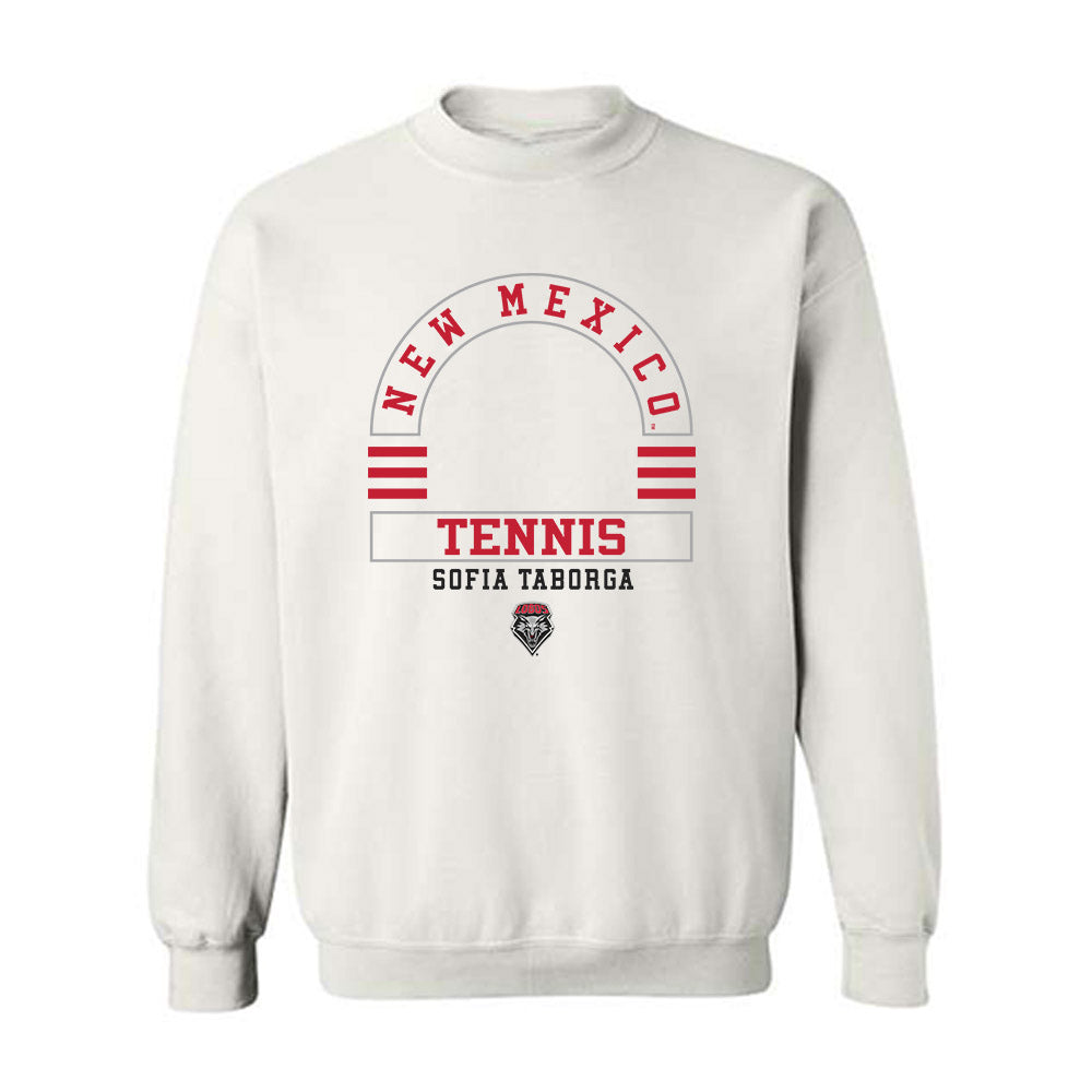 New Mexico - NCAA Women's Tennis : Sofia Taborga - Classic Fashion Shersey Crewneck Sweatshirt-0
