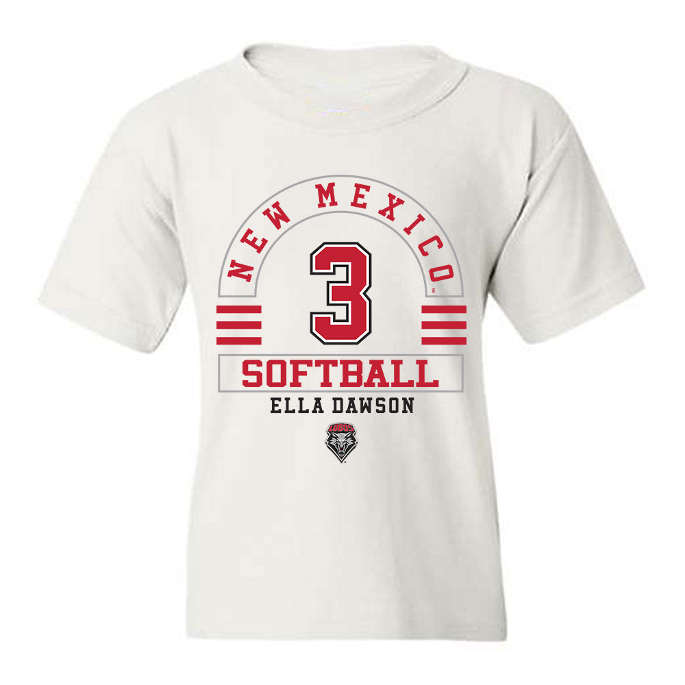 New Mexico - NCAA Softball : Ella Dawson - Classic Fashion Shersey Youth T-Shirt-0