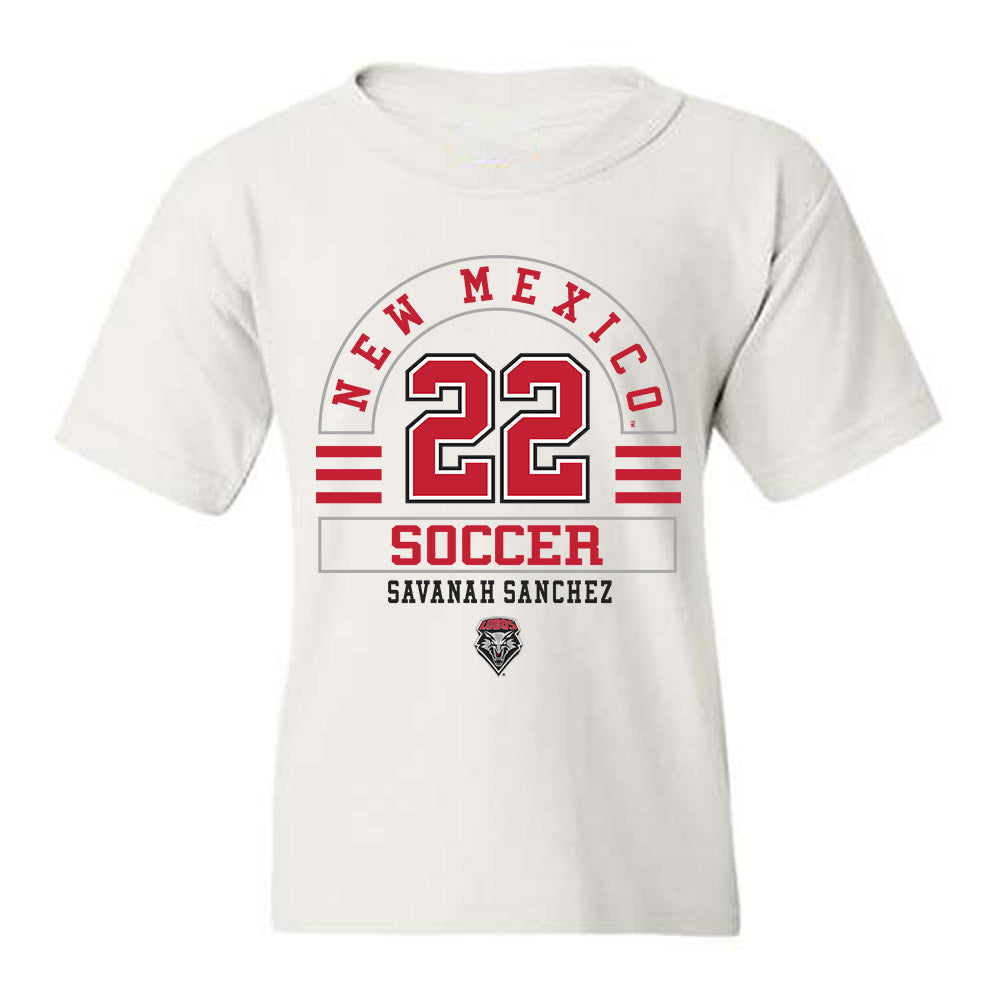 New Mexico - NCAA Women's Soccer : Savanah Sanchez - Classic Fashion Shersey Youth T-Shirt-0