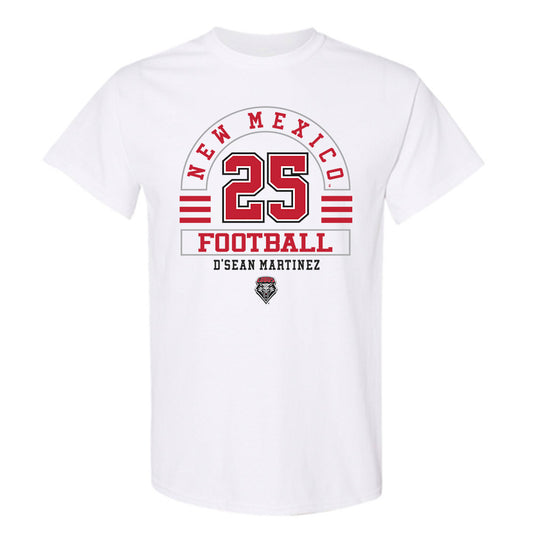 New Mexico - NCAA Football : D'sean Martinez - Classic Fashion Shersey T-Shirt-0