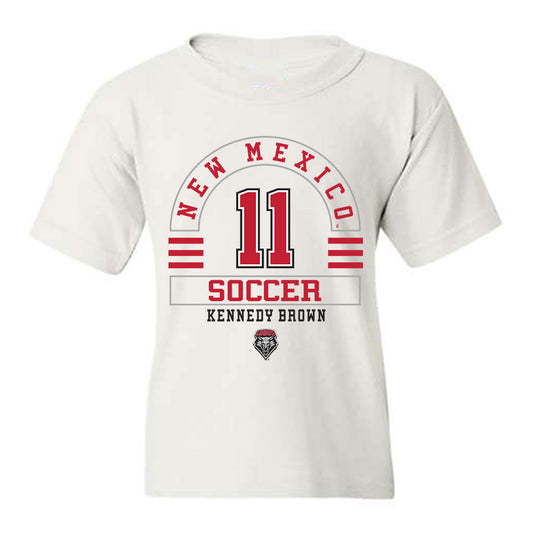 New Mexico - NCAA Women's Soccer : Kennedy Brown - Classic Fashion Shersey Youth T-Shirt-0