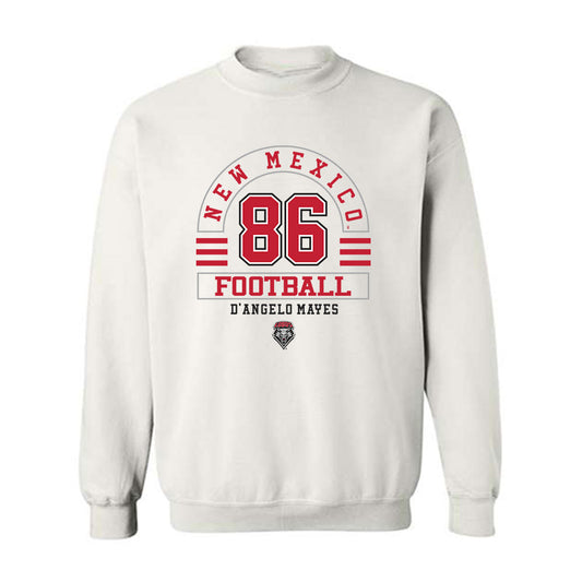 New Mexico - NCAA Football : D'Angelo Mayes - Classic Fashion Shersey Crewneck Sweatshirt-0