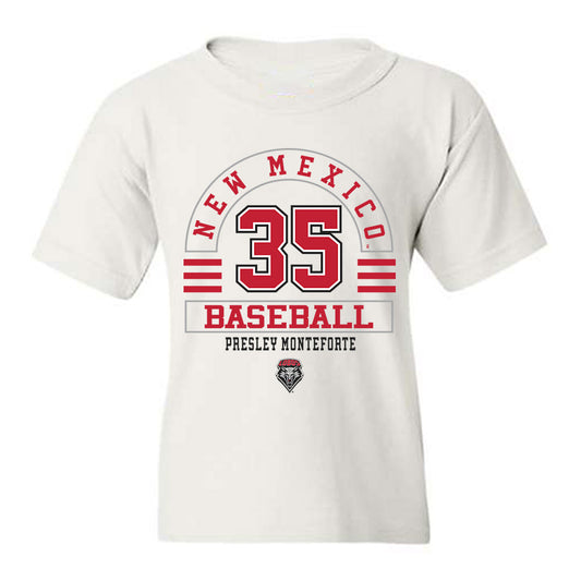 New Mexico - NCAA Baseball : Presley Monteforte - Classic Fashion Shersey Youth T-Shirt-0