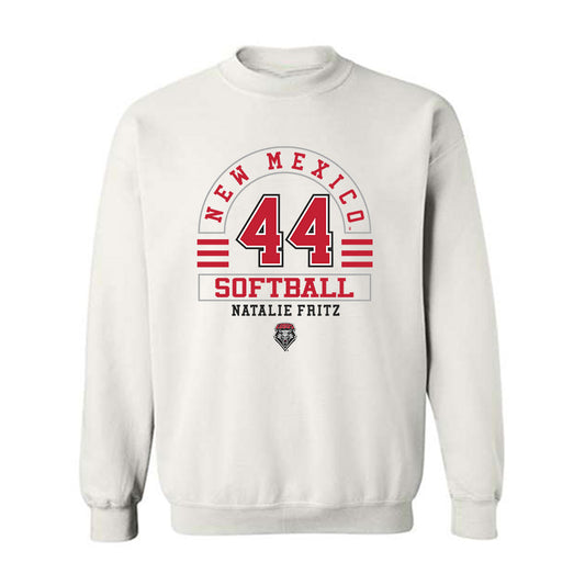 New Mexico - NCAA Softball : Natalie Fritz - Classic Fashion Shersey Crewneck Sweatshirt-0