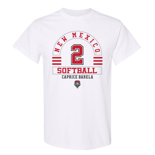 New Mexico - NCAA Softball : Caprice Barela - Classic Fashion Shersey T-Shirt-0