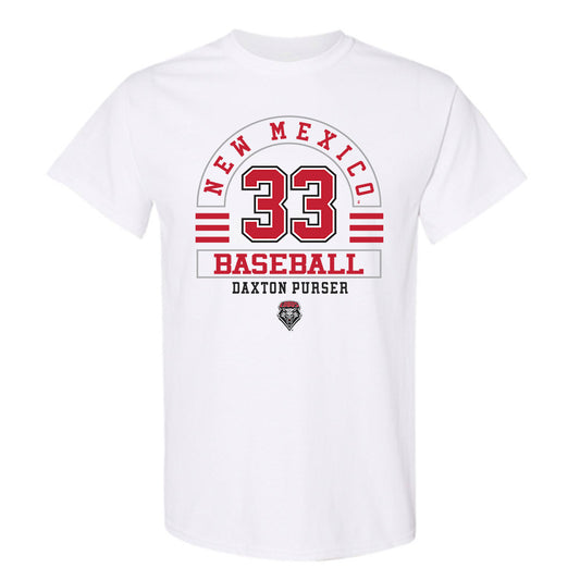 New Mexico - NCAA Baseball : Daxton Purser - Classic Fashion Shersey T-Shirt-0