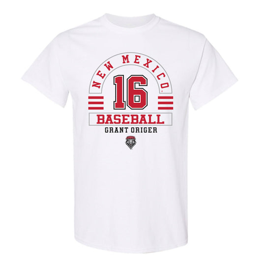 New Mexico - NCAA Baseball : Grant Origer - Classic Fashion Shersey T-Shirt-0