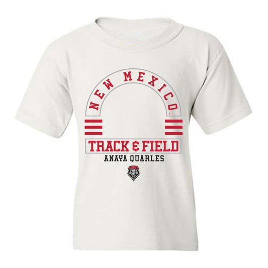 New Mexico - NCAA Women's Track & Field : Anaya Quarles - Classic Fashion Shersey Youth T-Shirt-0