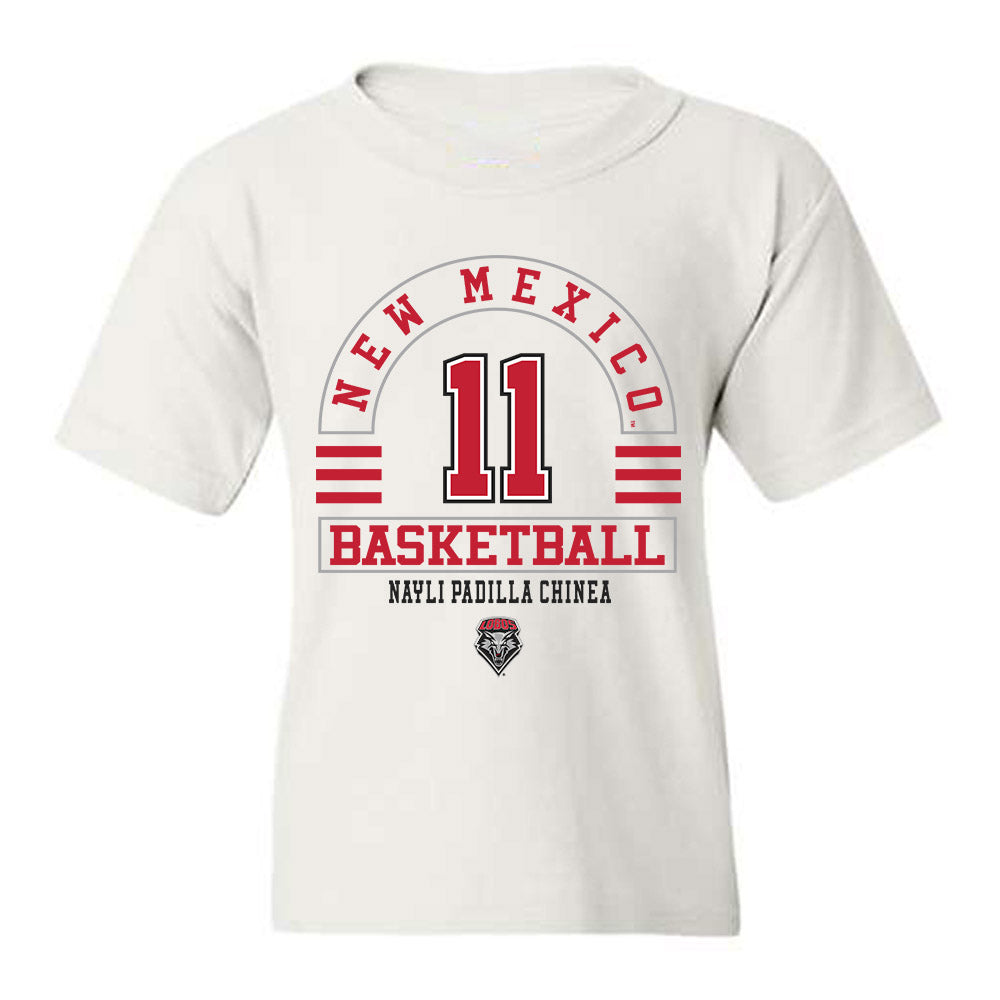 New Mexico - NCAA Women's Basketball : Nayli Padilla Chinea - Classic Fashion Shersey Youth T-Shirt-0