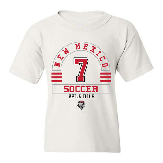 New Mexico - NCAA Women's Soccer : Ayla Dils - Classic Fashion Shersey Youth T-Shirt-0