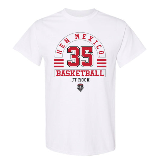 New Mexico - NCAA Men's Basketball : JT Rock - Classic Fashion Shersey T-Shirt-0