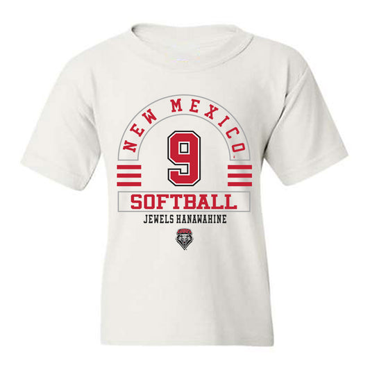 New Mexico - NCAA Softball : Jewels Hanawahine - Classic Fashion Shersey Youth T-Shirt-0