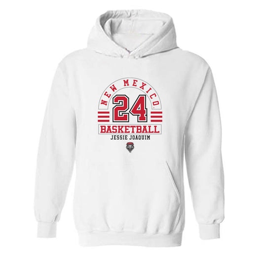 New Mexico - NCAA Women's Basketball : Jessie Joaquim - Classic Fashion Shersey Hooded Sweatshirt-0