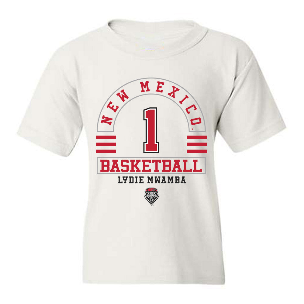 New Mexico - NCAA Women's Basketball : Lydie Mwamba - Classic Fashion Shersey Youth T-Shirt-0