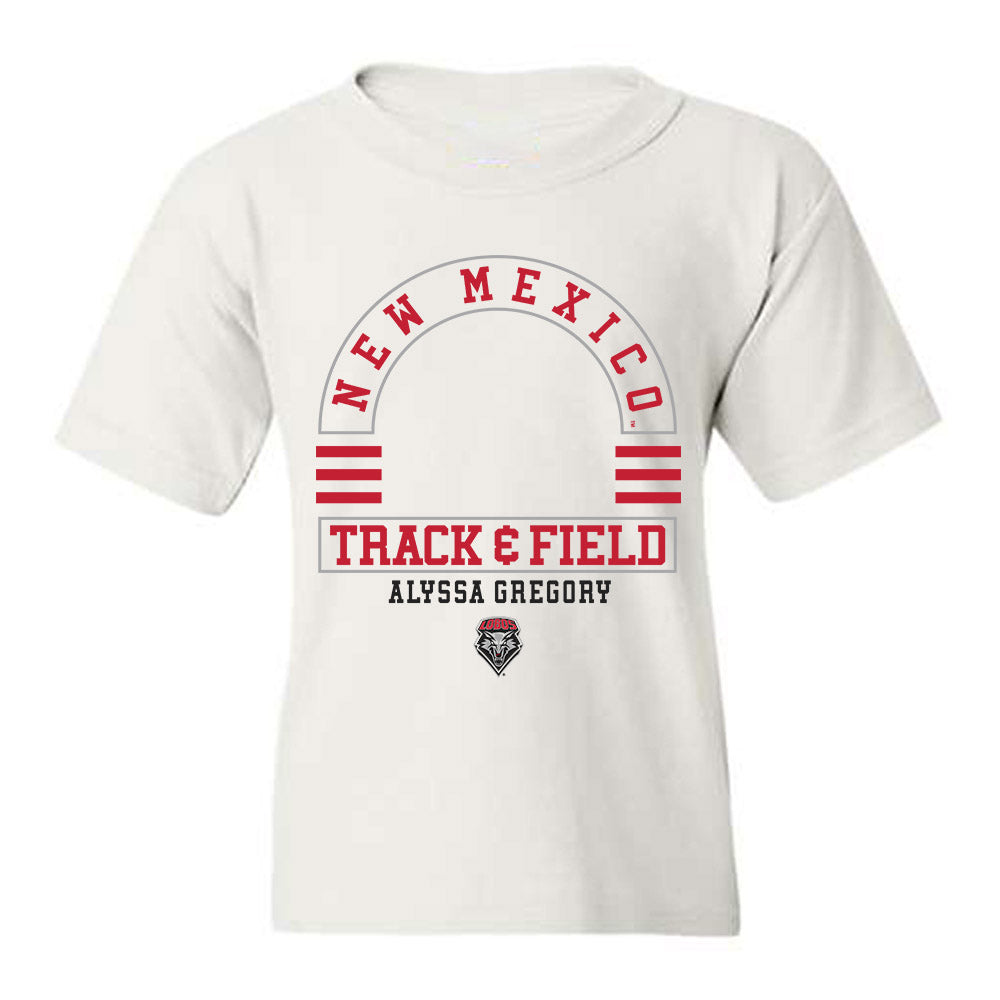 New Mexico - NCAA Women's Track & Field : Alyssa Gregory - Classic Fashion Shersey Youth T-Shirt-0