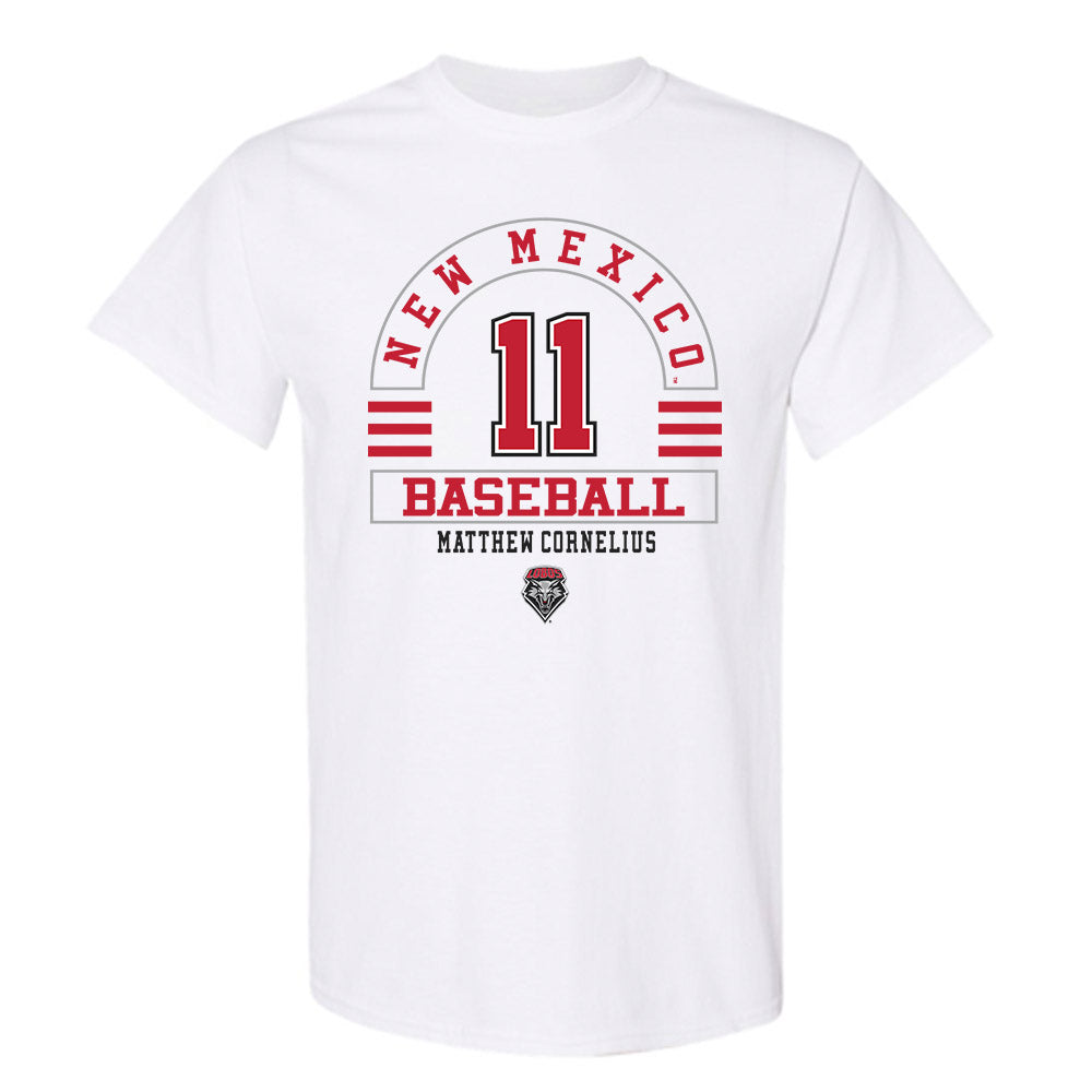 New Mexico - NCAA Baseball : Matthew Cornelius - Classic Fashion Shersey T-Shirt-0