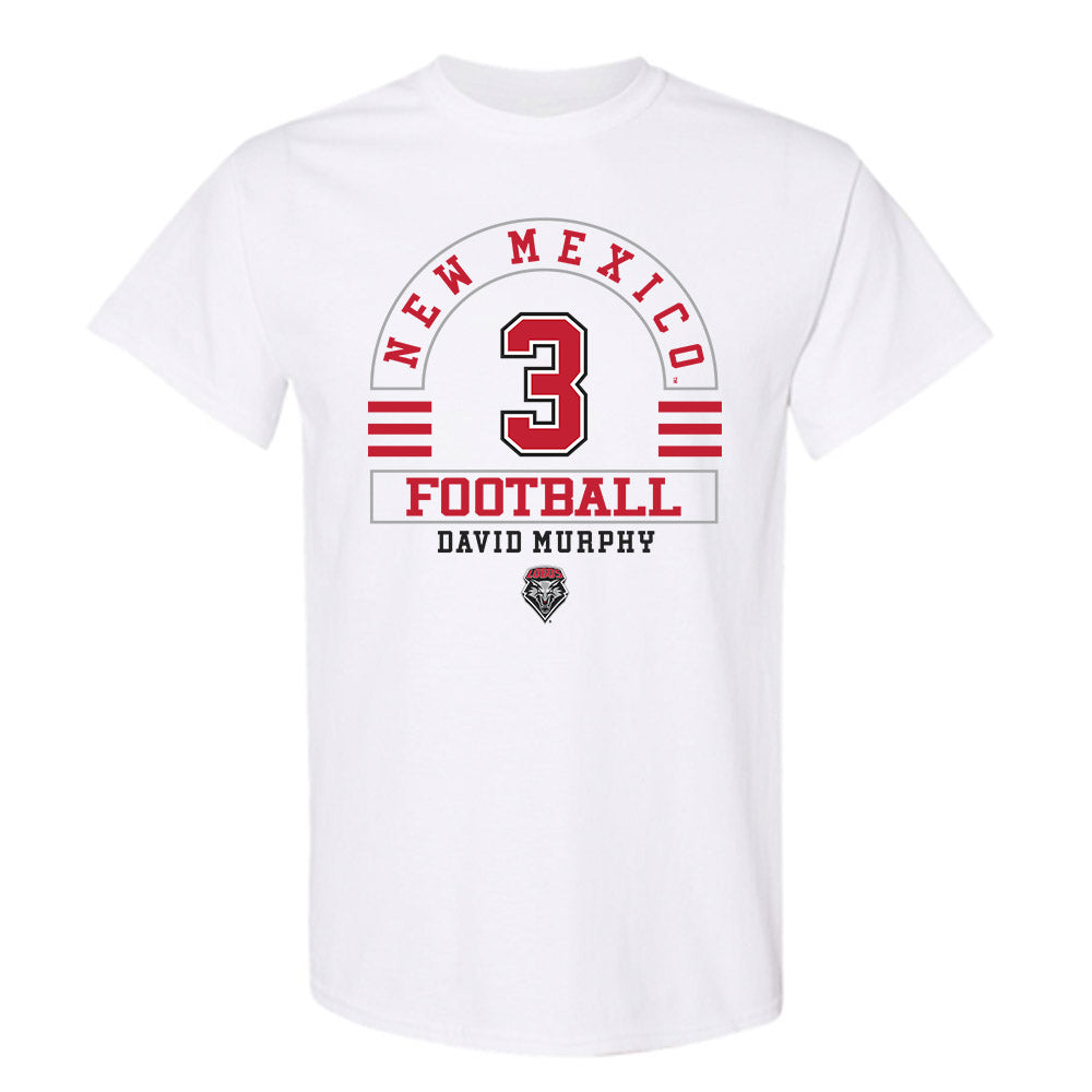 New Mexico - NCAA Football : David Murphy - Classic Fashion Shersey T-Shirt-0
