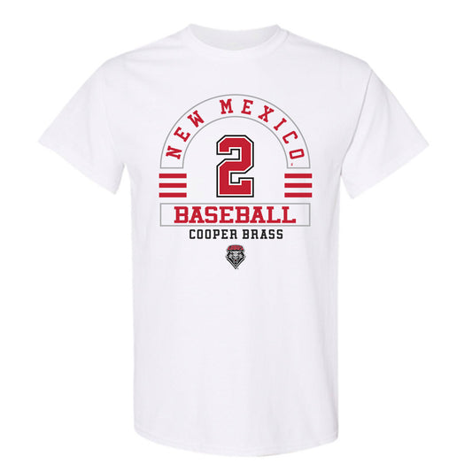 New Mexico - NCAA Baseball : Cooper Brass - Classic Fashion Shersey T-Shirt-0