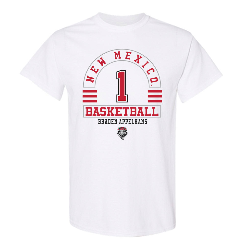 New Mexico - NCAA Men's Basketball : Braden Appelhans - Classic Fashion Shersey T-Shirt-0