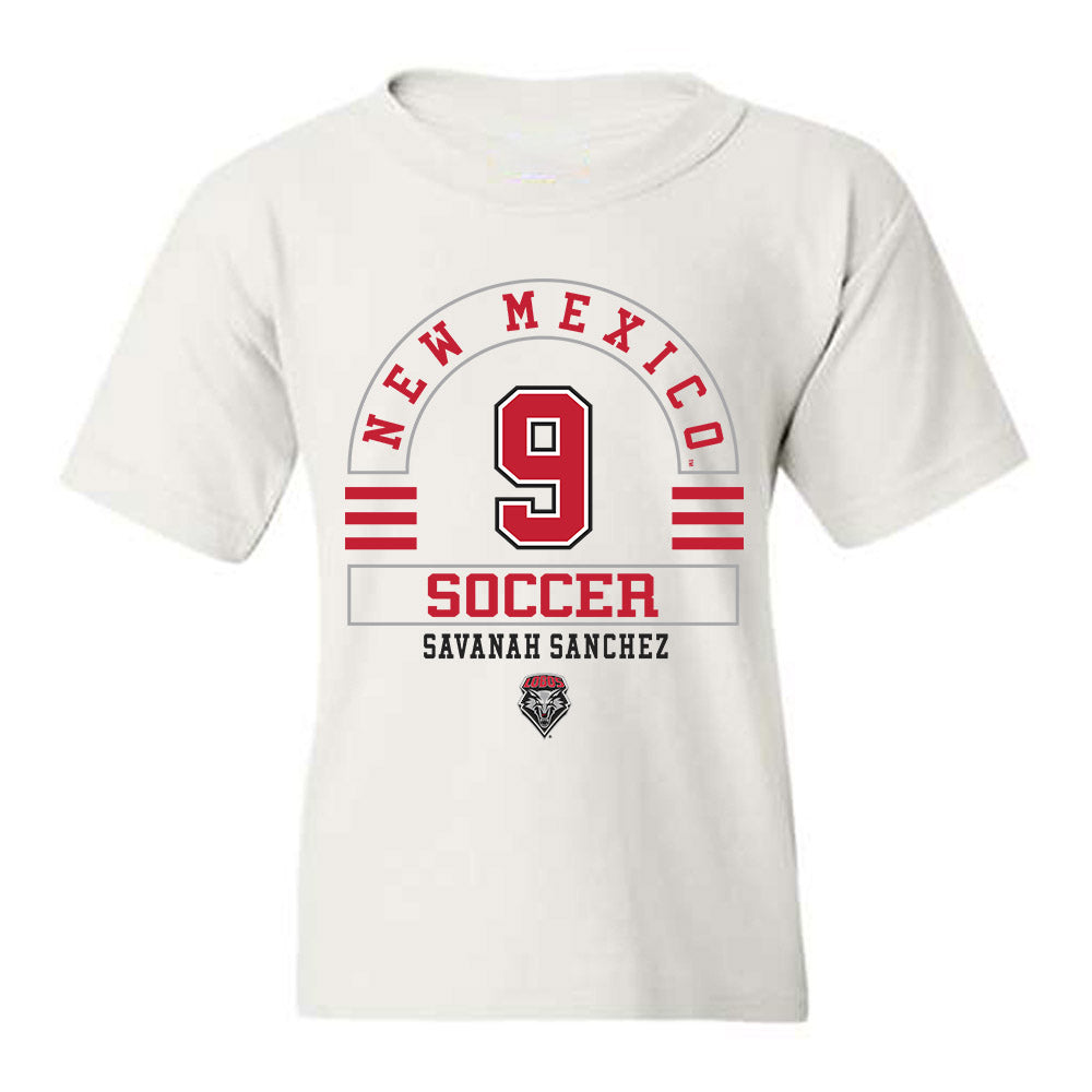 New Mexico - NCAA Women's Soccer : Savanah Sanchez - Classic Fashion Shersey Youth T-Shirt-0