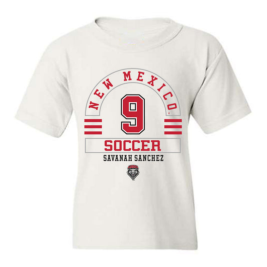 New Mexico - NCAA Women's Soccer : Savanah Sanchez - Classic Fashion Shersey Youth T-Shirt-0