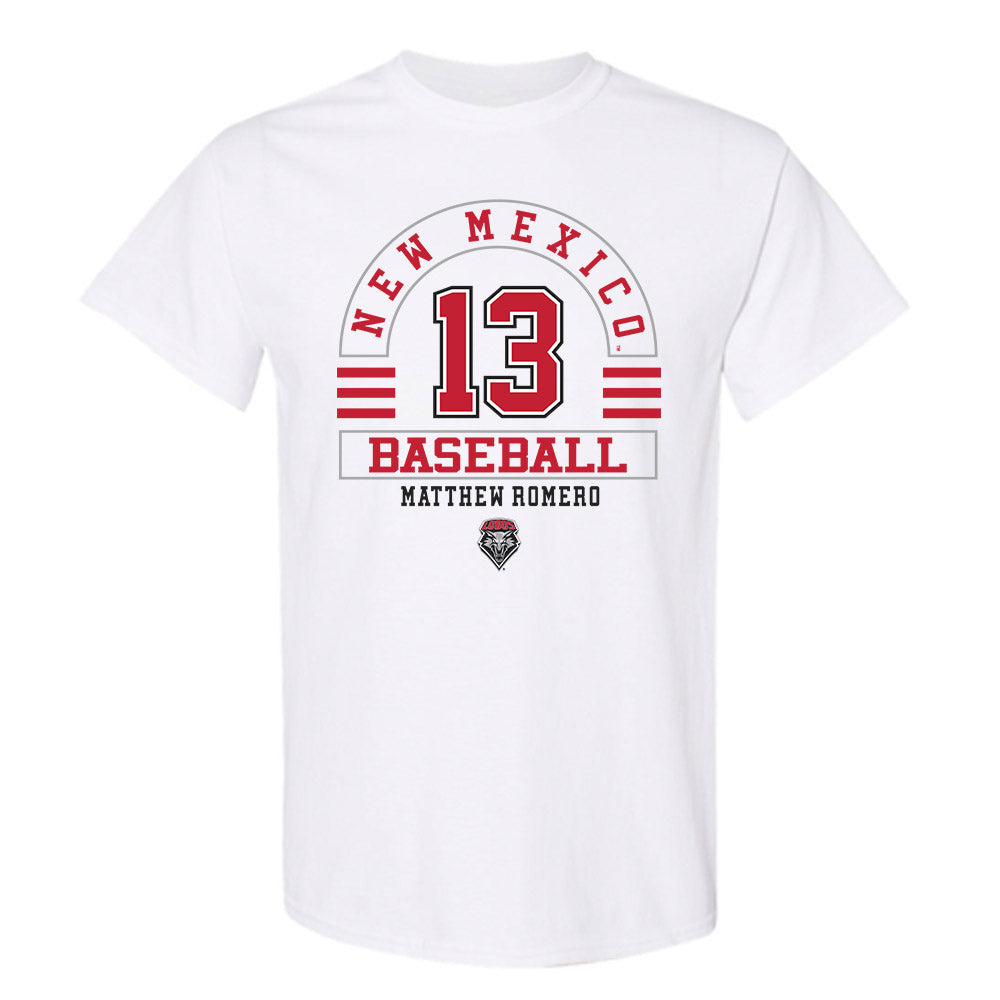 New Mexico - NCAA Baseball : Matthew Romero - Classic Fashion Shersey T-Shirt-0