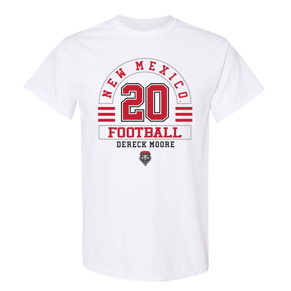 New Mexico - NCAA Football : Dereck Moore - Classic Fashion Shersey T-Shirt-0