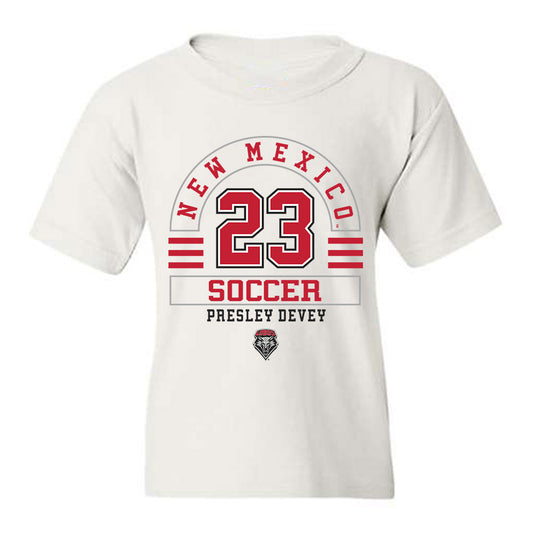 New Mexico - NCAA Women's Soccer : Presley Devey - Classic Fashion Shersey Youth T-Shirt-0