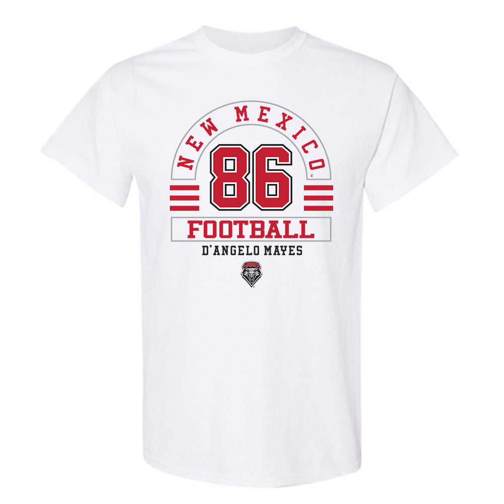 New Mexico - NCAA Football : D'Angelo Mayes - Classic Fashion Shersey T-Shirt-0