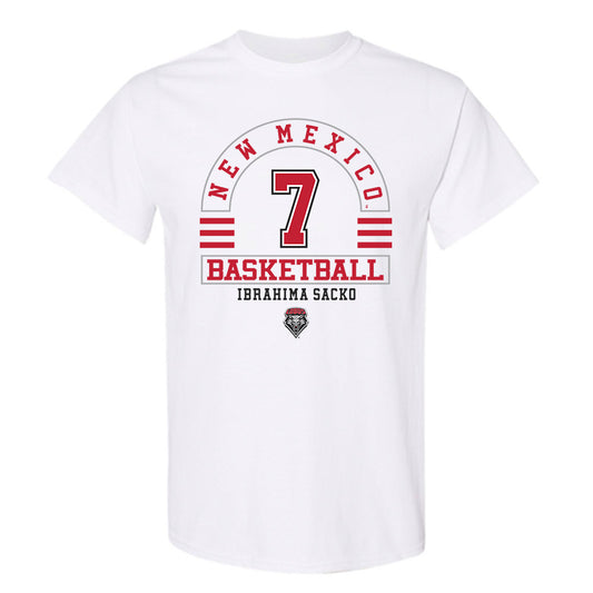 New Mexico - NCAA Men's Basketball : Ibrahima Sacko - Classic Fashion Shersey T-Shirt-0