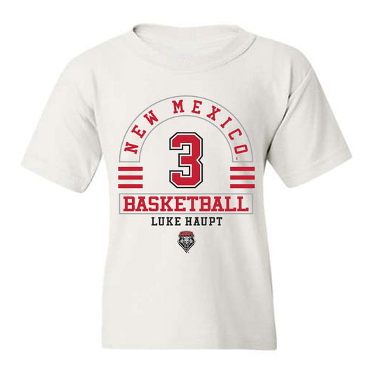 New Mexico - NCAA Men's Basketball : Luke Haupt - Classic Fashion Shersey Youth T-Shirt-0