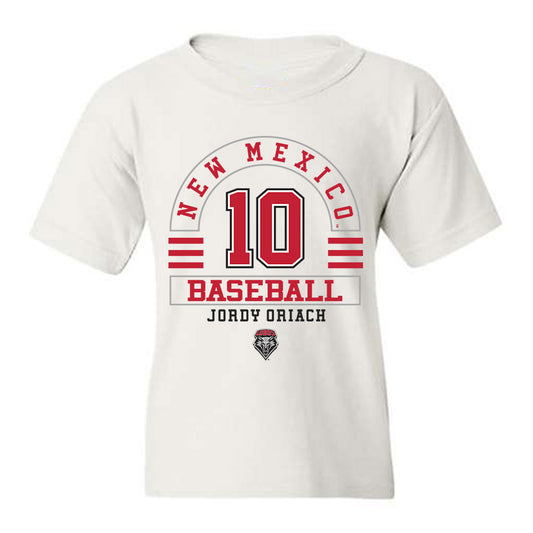 New Mexico - NCAA Baseball : Jordy Oriach - Classic Fashion Shersey Youth T-Shirt-0