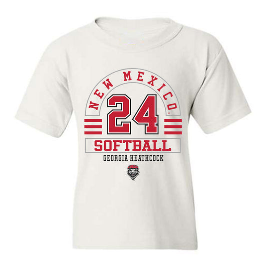 New Mexico - NCAA Softball : Georgia Heathcock - Classic Fashion Shersey Youth T-Shirt-0