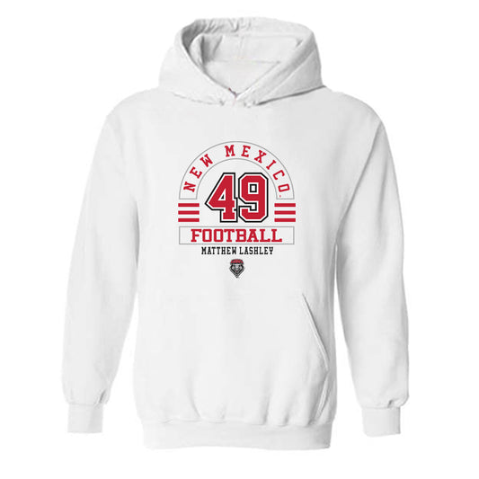  - NCAA Football : Matthew Lashley - Classic Fashion Shersey Hooded Sweatshirt-0