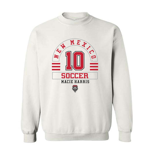 New Mexico - NCAA Women's Soccer : Macie Harris - Classic Fashion Shersey Crewneck Sweatshirt-0