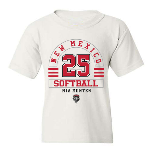 New Mexico - NCAA Softball : Mia Montes - Classic Fashion Shersey Youth T-Shirt-0