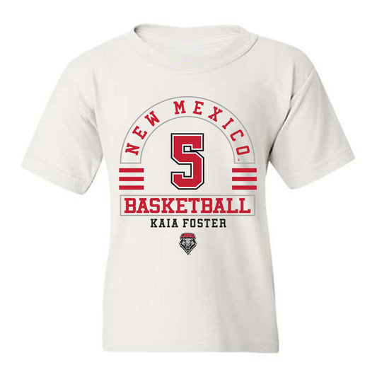 New Mexico - NCAA Women's Basketball : Kaia Foster - Classic Fashion Shersey Youth T-Shirt-0