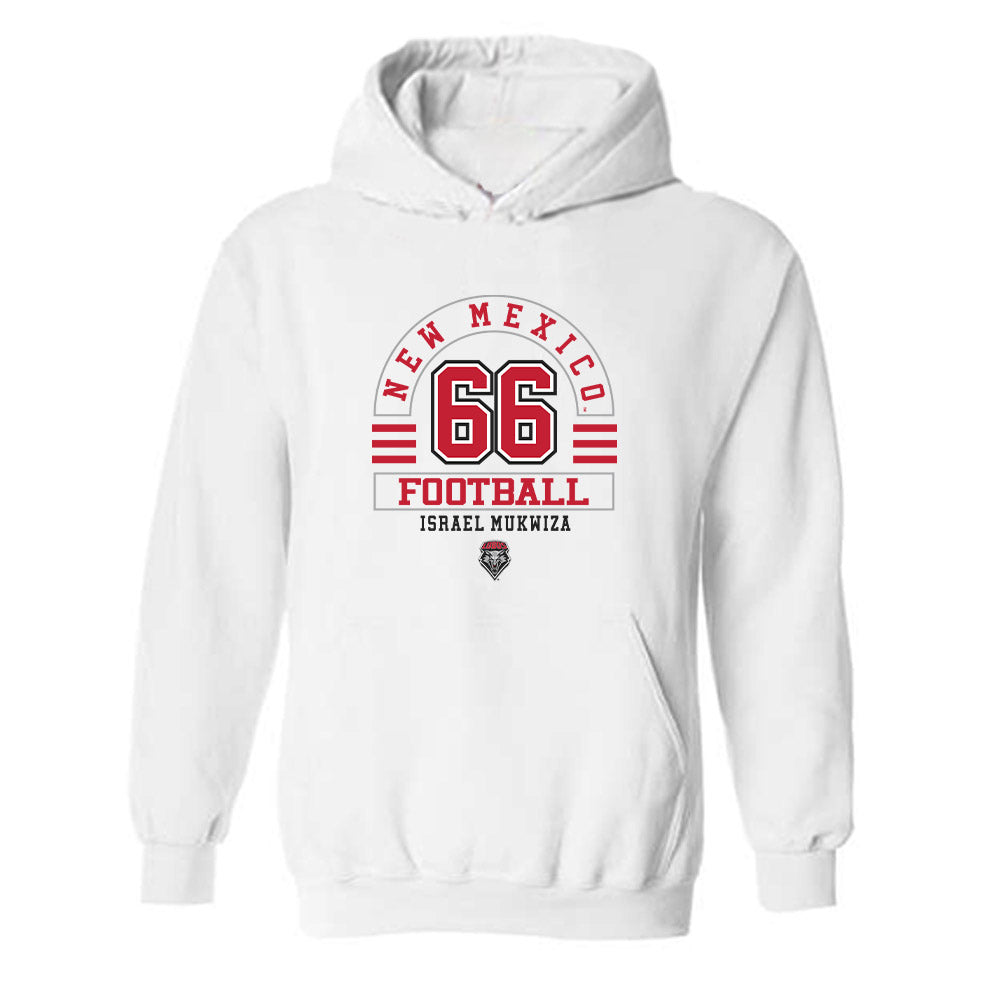 New Mexico - NCAA Football : Israel Mukwiza - Classic Fashion Shersey Hooded Sweatshirt-0