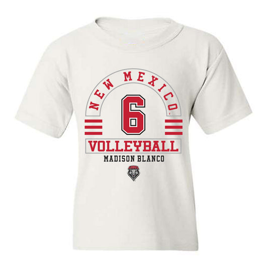 New Mexico - NCAA Women's Volleyball : Madison Blanco - Classic Fashion Shersey Youth T-Shirt-0