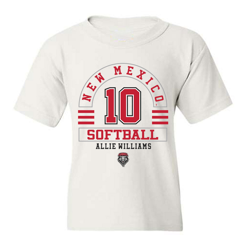 New Mexico - NCAA Softball : Allie Williams - Classic Fashion Shersey Youth T-Shirt-0