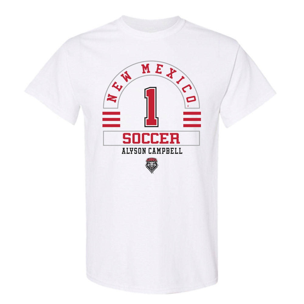 New Mexico - NCAA Women's Soccer : Alyson Campbell - Classic Fashion Shersey T-Shirt-0