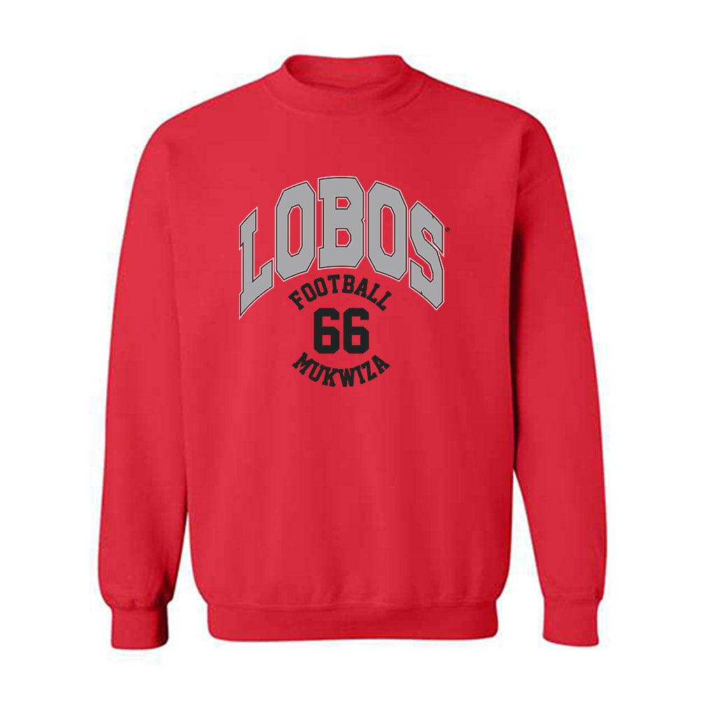 New Mexico - NCAA Football : Israel Mukwiza - Classic Fashion Shersey Crewneck Sweatshirt-0