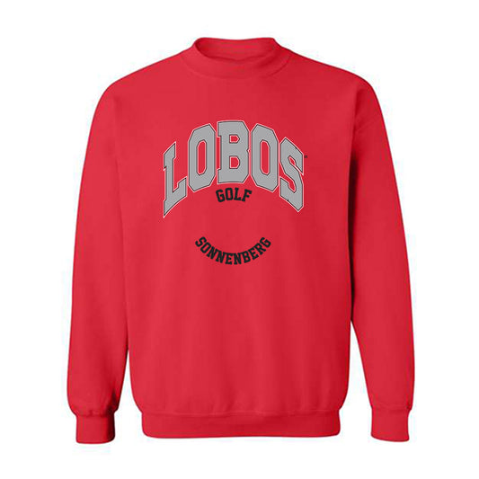 New Mexico - NCAA Men's Golf : Clark Sonnenberg - Classic Fashion Shersey Crewneck Sweatshirt-0